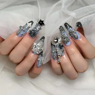 ネイル 波 なみのネイルデザイン