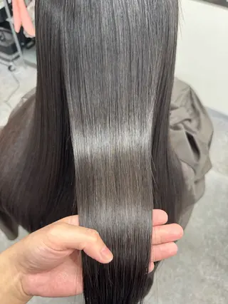ロング 髪質改善メニュー 長井 美佐子のヘアスタイル