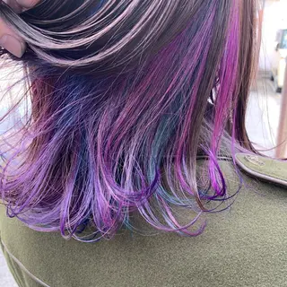 ショート カラー スダユーヤ 💫推しカラーウルフのヘアスタイル