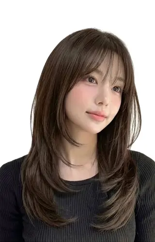 ミディアム ミディアムレイヤー 募集中/村上廉のヘアスタイル