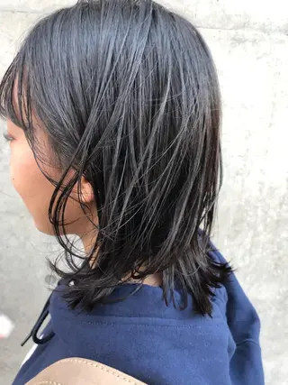 ショート やまさきえりこ ニュアンスパーマのヘアスタイル