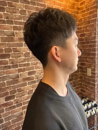 ショート カラー パーマ ヘアアレンジ メンズ キッズ ネイル マツエク・マツパ アイブロウ 久木原 ゆりのヘアスタイル