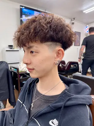 パーマ 女性理容師 黒岩　さちのヘアスタイル