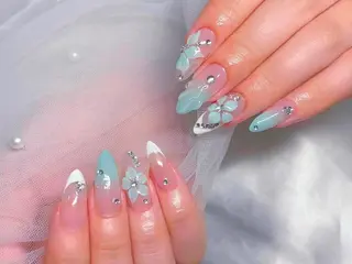 ロング カラー Bling Salonのネイルデザイン
