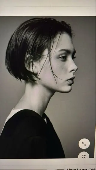 ショート サノ アオイのヘアスタイル