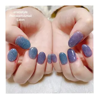 ミディアム ネイル 🐾enen style 🐾のネイルデザイン