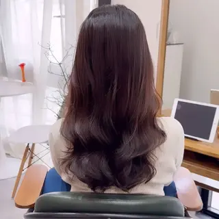 ロング ARLY髪質改善🎀 コテ巻き風パーマ専門のヘアスタイル