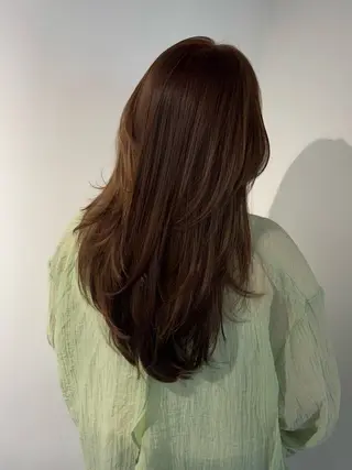 ロング カラー ヘアアレンジ mina 🌷のヘアスタイル