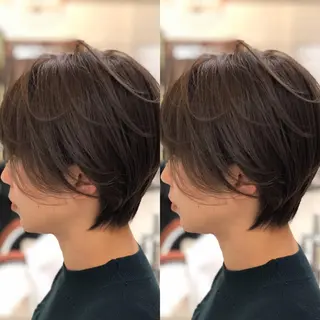 ショート Y Uのヘアスタイル