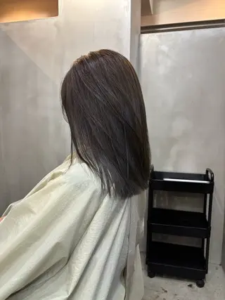 ミディアム カラー 中園康 /カラー/ブリーチのヘアスタイル