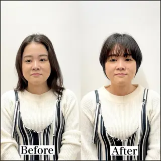 ショート カラー 表参道【髪質改善】 宮嶋勇太のヘアスタイル