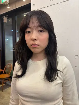 セミロング 似合わせカラー ／emiのヘアスタイル