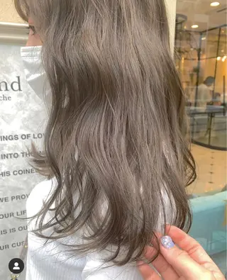 ロング カラー レイヤー🇰🇷小顔 見せ顔周り💕トモミのヘアスタイル