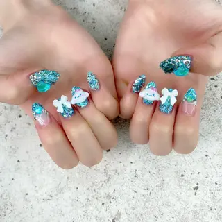 セミロング カラー パーマ ヘアアレンジ メンズ キッズ ネイル マツエク・マツパ アイブロウ Salon Ｋのネイルデザイン