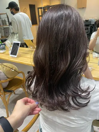 セミロング カラー 似合う髪型見つけます AYAKAのヘアスタイル