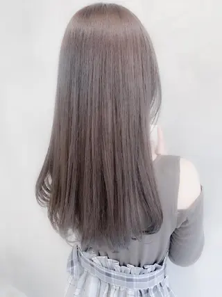 セミロング カラー ヘアアレンジ ミニボブ/ブリーチ 🌈MISATOのヘアスタイル