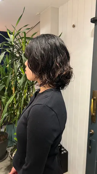 ミディアム パーマ ☆ HARUKA ☆のヘアスタイル