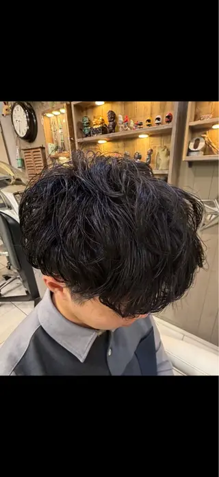 パーマ バウハウスヘア ひなのヘアスタイル