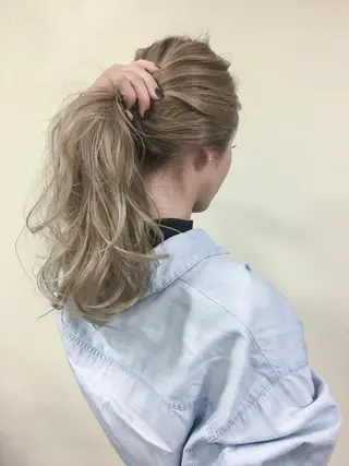セミロング カラー Beach 代表 KENTAのヘアスタイル