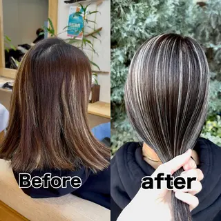 ショート カラー 🌈ハイライト特化 🌈 🐶ノザワ🐶のヘアスタイル