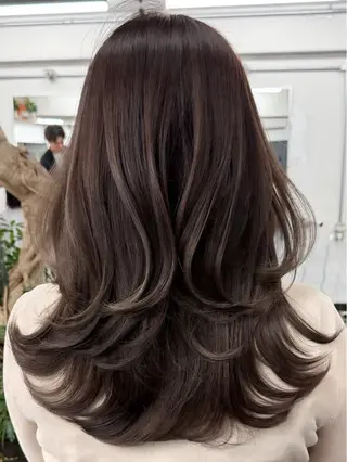 ミディアム カラー ヘアアレンジ 🫧透明感カラー/ Wカラー🫧namiのヘアスタイル