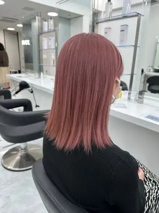 ミディアム カラー レイヤーダブルカラー KYONのヘアスタイル