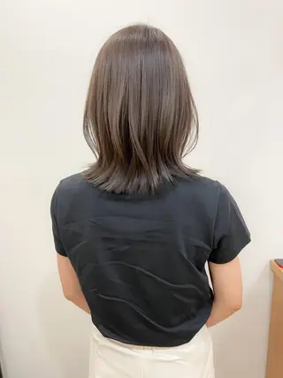 ミディアム カラー tender hair salonのヘアスタイル