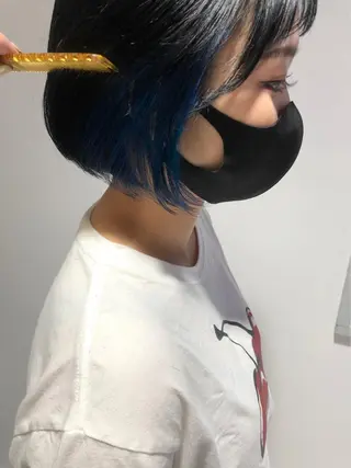 ショート カラー 石井（遠藤） 愛莉のヘアスタイル