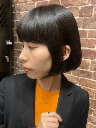 ショート カラー 久木原 ゆりのヘアスタイル