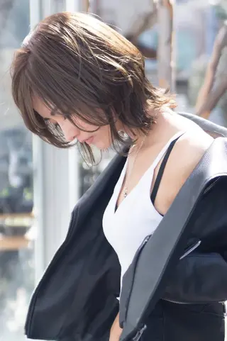 ミディアム カラー メンズ特化 TAKE高崎のヘアスタイル