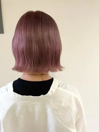 ショート カラー パーマ Libre 西野圭一のヘアスタイル