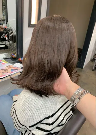 ミディアム カラー 矢野 晃平のヘアスタイル