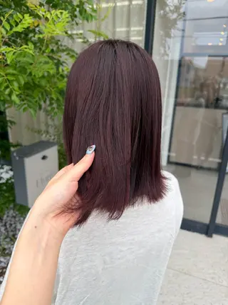 ミディアム カラー りん/ハイトーン💖 🌈髪質改善✨️浜松のヘアスタイル