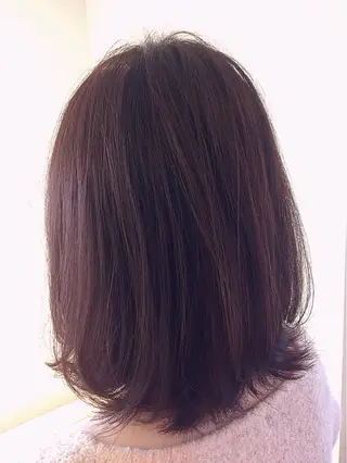 ミディアム カラー パーマ ヘアアレンジ ✨ハイクオリティ✨ 山本香也のヘアスタイル