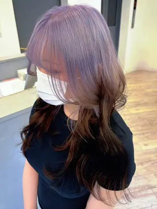 セミロング 🫧ハイトーン デザイン✨RYUKIのヘアスタイル