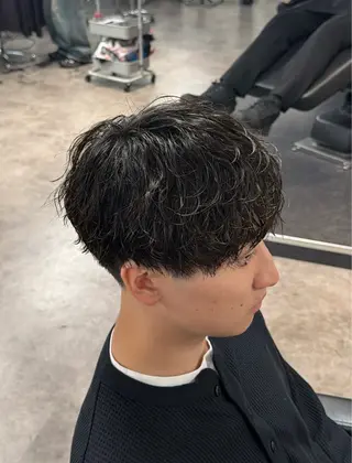 メンズ ハイトーンカラー りゅうたのヘアスタイル