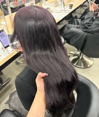 ロング miku/ラベンダー 透明感カラー🪻❤︎のヘアスタイル