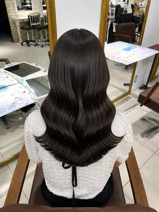 ロング 韓国風・透明感・艶髪 🩵Hanaka◝✩のヘアスタイル