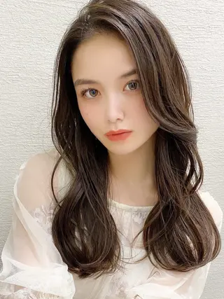 セミロング カラー 縮毛/髪質改善🌈 川井雄太のヘアスタイル