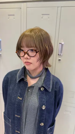 ミディアム 艶髪特化矯正カット ✨️MOMOEのヘアスタイル