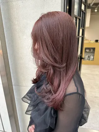セミロング カラー MAI/髪質改善/ 幹細胞トリートメントのヘアスタイル