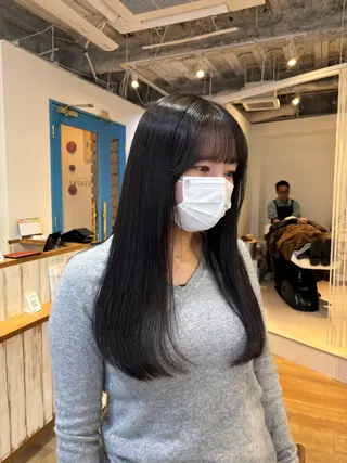 ロング カラー RINNO🌷透明感 カラー/髪質改善のヘアスタイル