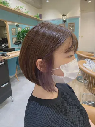 ショート カラー 🌈ブリーチ特化🌈 MINATOのヘアスタイル