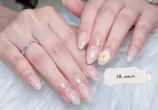 ショート トゥー フエンのネイルデザイン