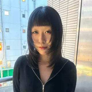 ミディアム yume/ブリーチ/ ダブルカラー🦇のヘアスタイル