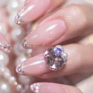 ネイル モチの良さ◉ フィルインネイル♡のネイルデザイン