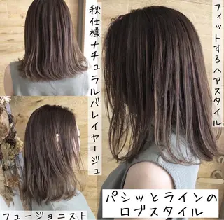 ミディアム カラー テトネ タカシのヘアスタイル