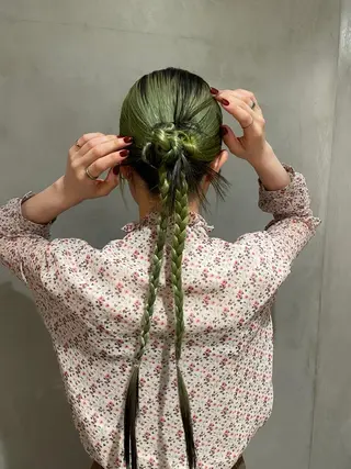 ヘアアレンジ 🎀海外ヘア/表参道 Satone🎀のヘアスタイル