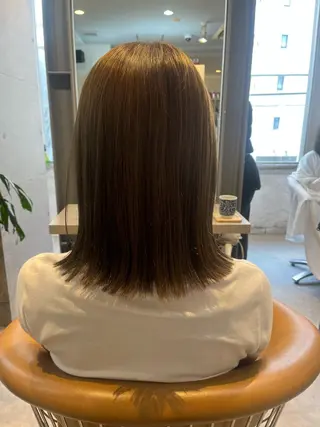ミディアム カラー うしだ かおるのヘアスタイル