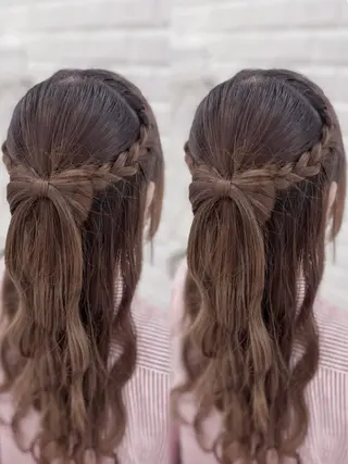 ロング ヘアアレンジ 徳倉 碧葉のヘアスタイル